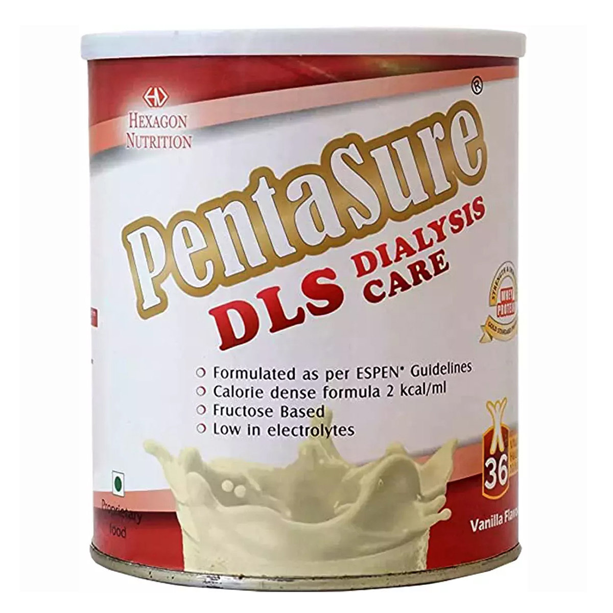 Pentasure DLS Vanilla Flavour Powder, 400 gm Tin, Pack of 1 Pentasure DLS Vanilla Flavour Powder, 400 gm Tin, Pack of 1