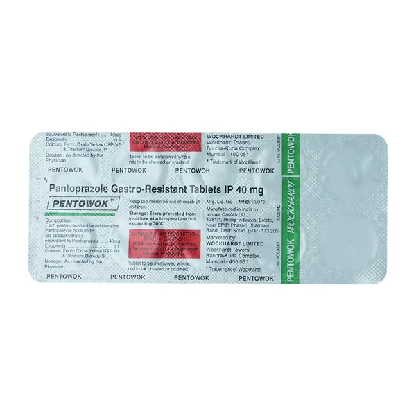 Pentowok 40 mg Tablet 10's