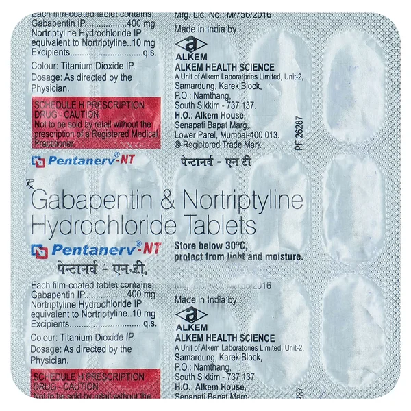 Pentanerv-NT Tablet 15's, Pack of 15 TABLETS