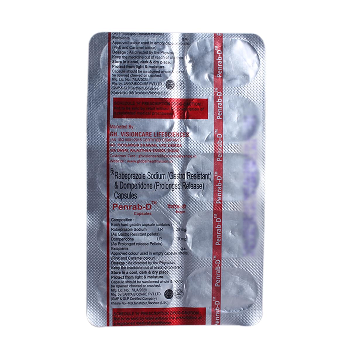 Penrab-D Capsule 10's, Pack of 10 Penrab-D Capsule 10's, Pack of 10