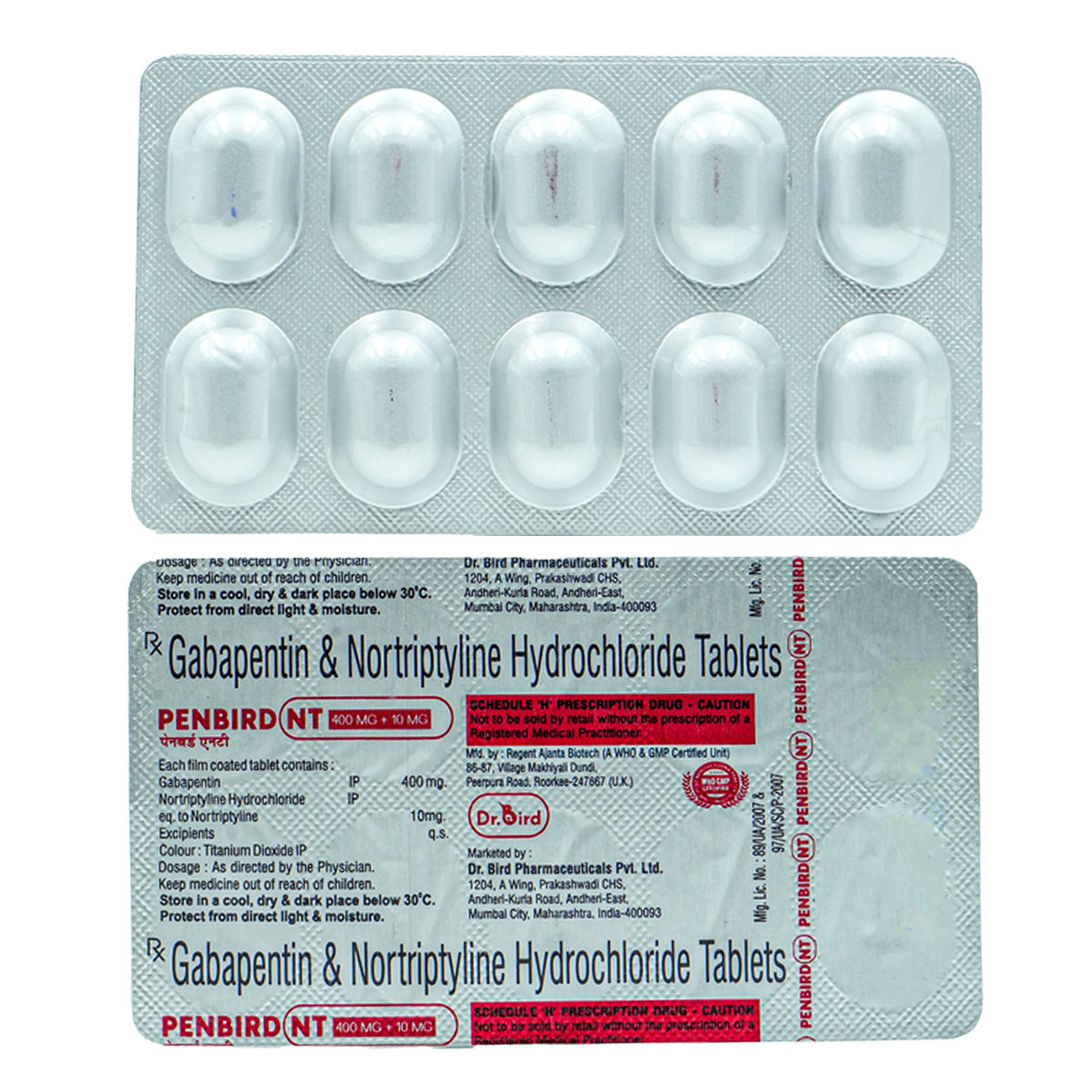 Penbird NT Tablet 10's, Pack of 10 TabletS Penbird NT Tablet 10's, Pack of 10 TabletS