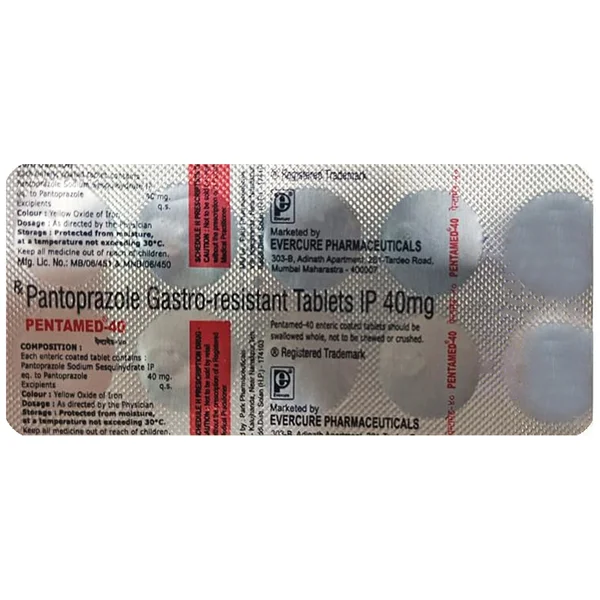 Pentamed-40 Tablet 10's