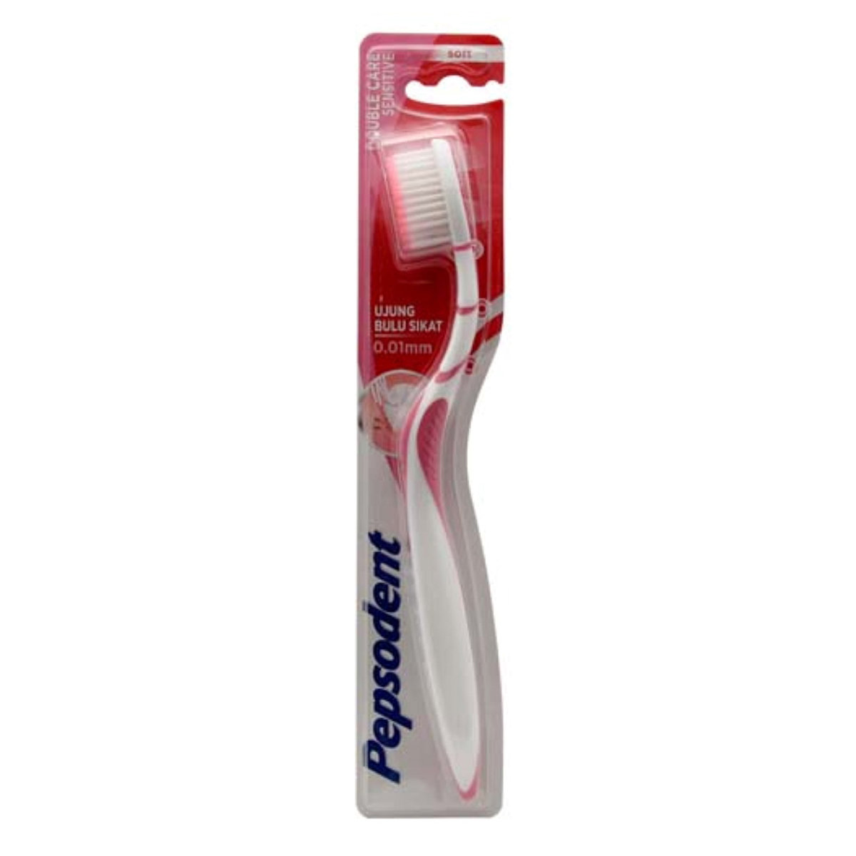 Pepsodent Double Care Sensitive Soft Toothbrush, 1 Count, Pack of 1 Pepsodent Double Care Sensitive Soft Toothbrush, 1 Count, Pack of 1