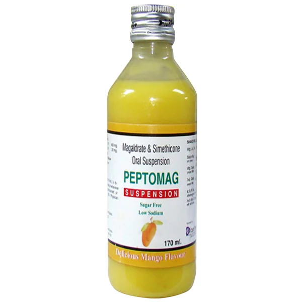 Peptomag Sugar Free Mango Suspension 170 ml