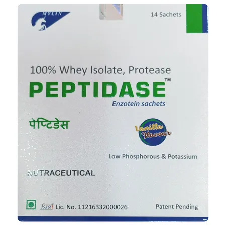 Peptidase Vanilla Flavour Enzotein Sachet 25 gm