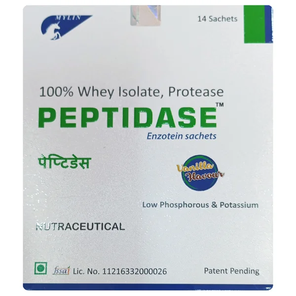 Peptidase Vanilla Flavour Enzotein Sachet 25 gm