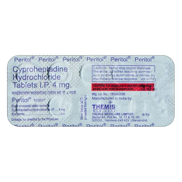 Peritol 4mg Tablet 10's