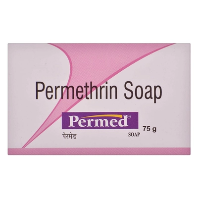 Permed Soap 75 gm | Permethrin | For Scabies &amp; Lice, Pack of 1