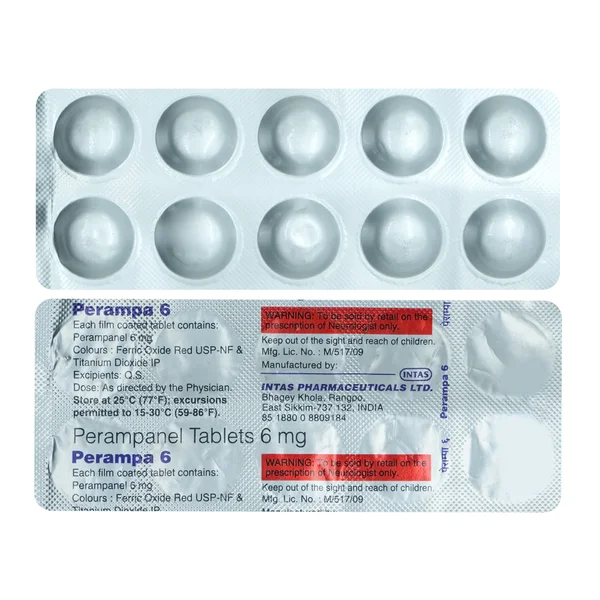 Perampa 6 Tablet 10's, Pack of 10 TABLETS