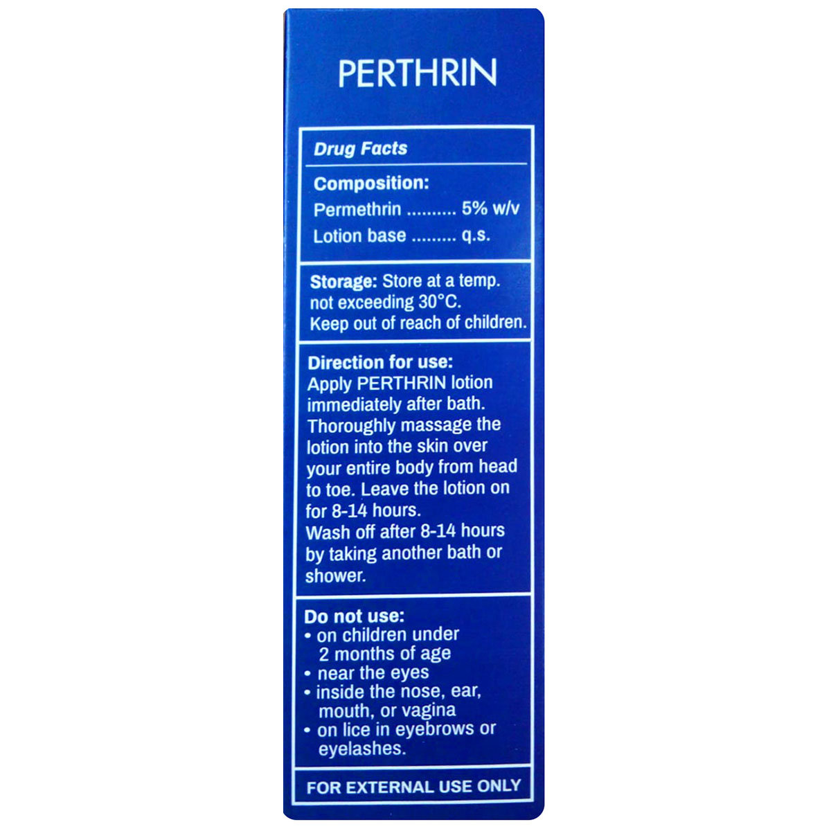 Perthrin Lotion 100 ml, Pack of 1 LOTION Perthrin Lotion 100 ml, Pack of 1 LOTION