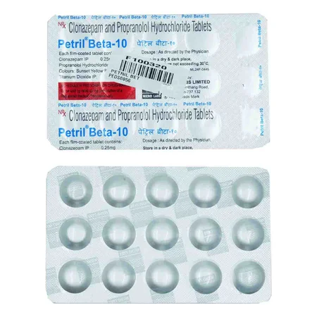 Petril Beta-10 Tablet 15's