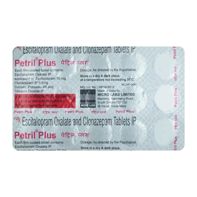 Petril Plus Tablet 15's, Pack of 15 TabletS