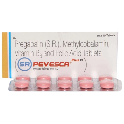 SR Pevesca Plus 75 Tablet 10's, Pack of 10 CAPSULES