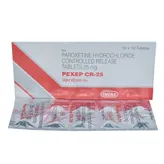 Pexep CR 25 Tablet 10's, Pack of 10 TABLETS