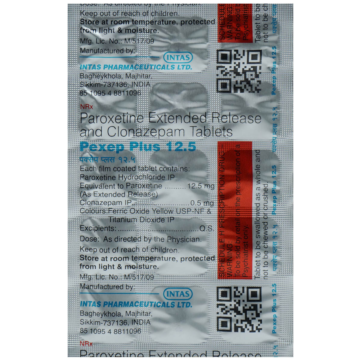 Pexep Plus 12.5 Tablet 15's, Pack of 15 TABLETS Pexep Plus 12.5 Tablet 15's, Pack of 15 TABLETS