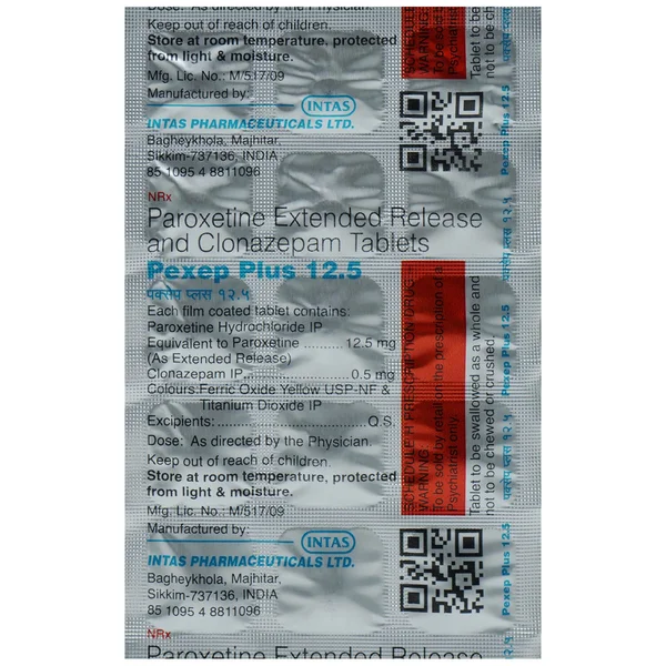 Pexep Plus 12.5 Tablet 15's