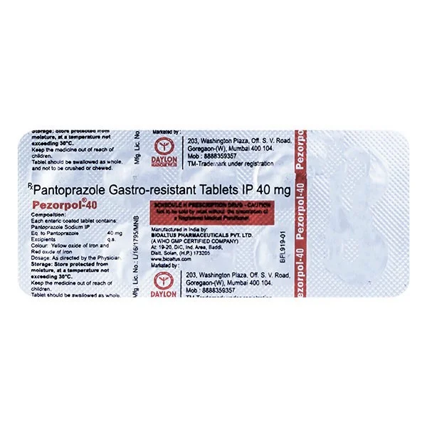 Pezorpol 40 Tablet 10's