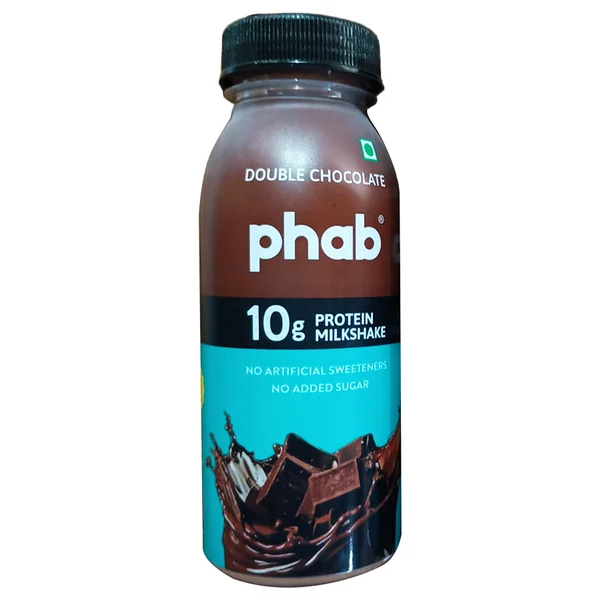 Phab Double Chocolate Milkshake, 200 ml, Pack of 1