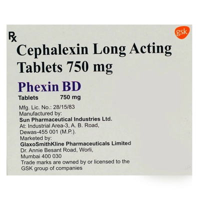 Phexin BD 750 Tablet 10's, Pack of 10 TABLETS