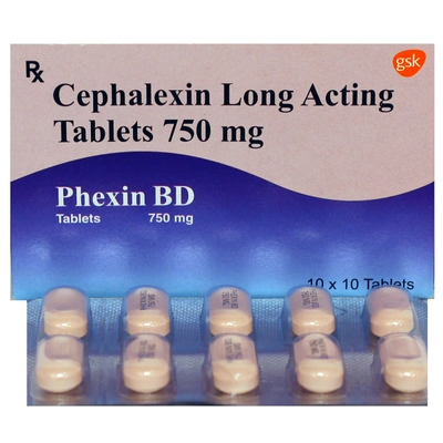 Phexin BD 750 Tablet 10's, Pack of 10 TABLETS