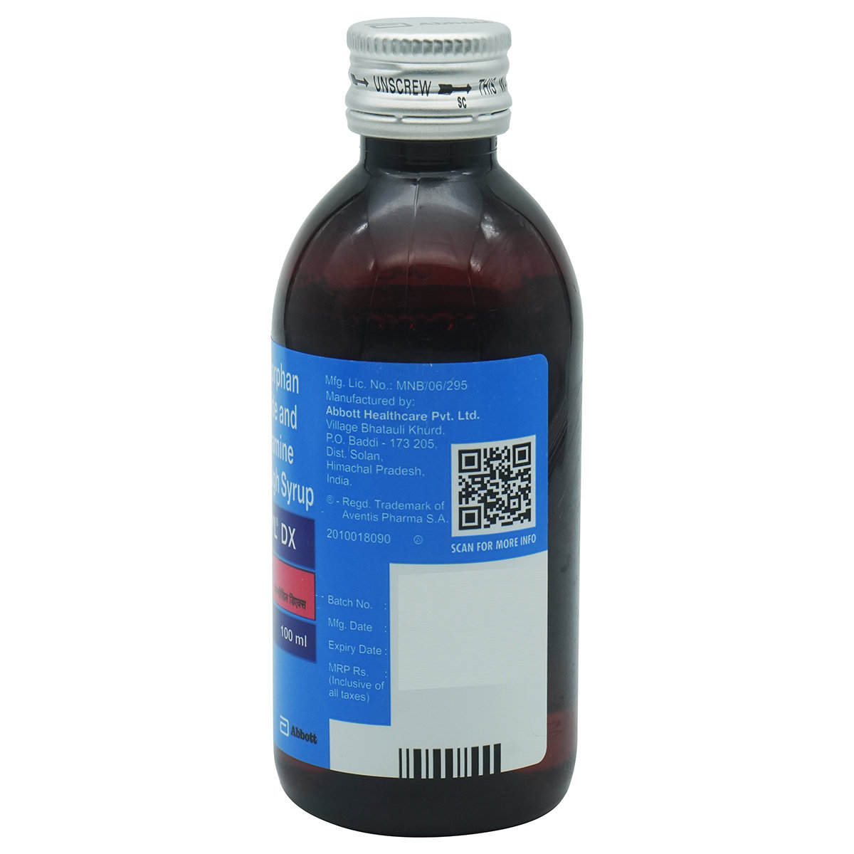 Phensedyl DX Syrup 100 ml, Pack of 1 Syrup Phensedyl DX Syrup 100 ml, Pack of 1 Syrup