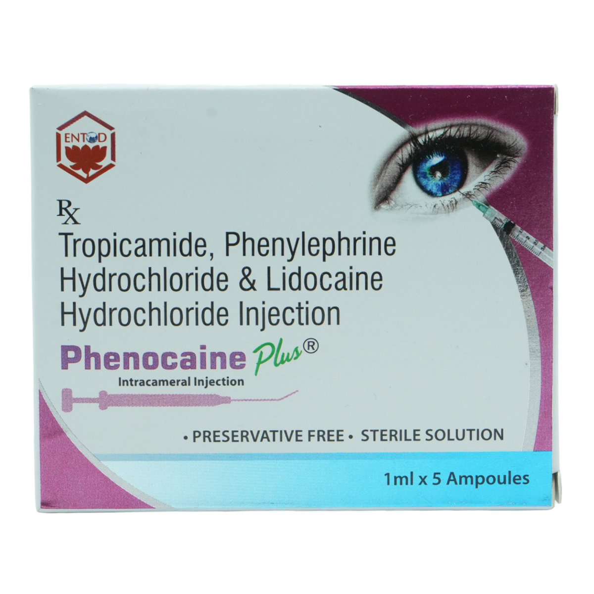 Phenocaine Plus Injection 1 ml, Pack of 1 Injection Phenocaine Plus Injection 1 ml, Pack of 1 Injection