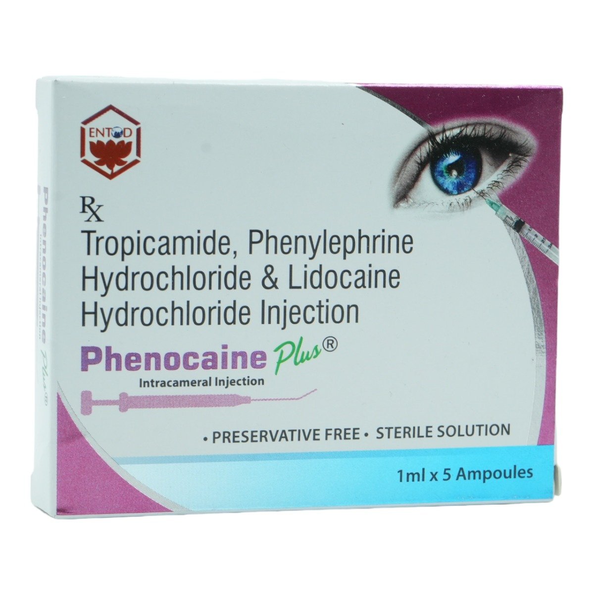 Phenocaine Plus Injection 1 ml, Pack of 1 Injection Phenocaine Plus Injection 1 ml, Pack of 1 Injection