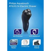 Philips Aqua Touch Wet &amp; Dry Electric Shaver AT620/14, 1 Count, Pack of 1