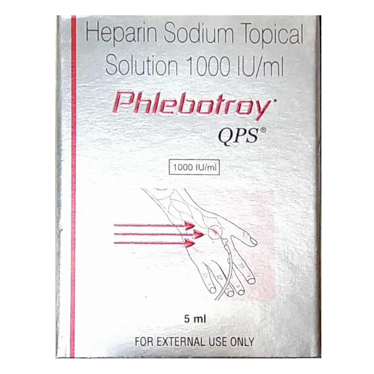 Phlebotroy QPS Solution 5 ml, Pack of 1 Solution Phlebotroy QPS Solution 5 ml, Pack of 1 Solution