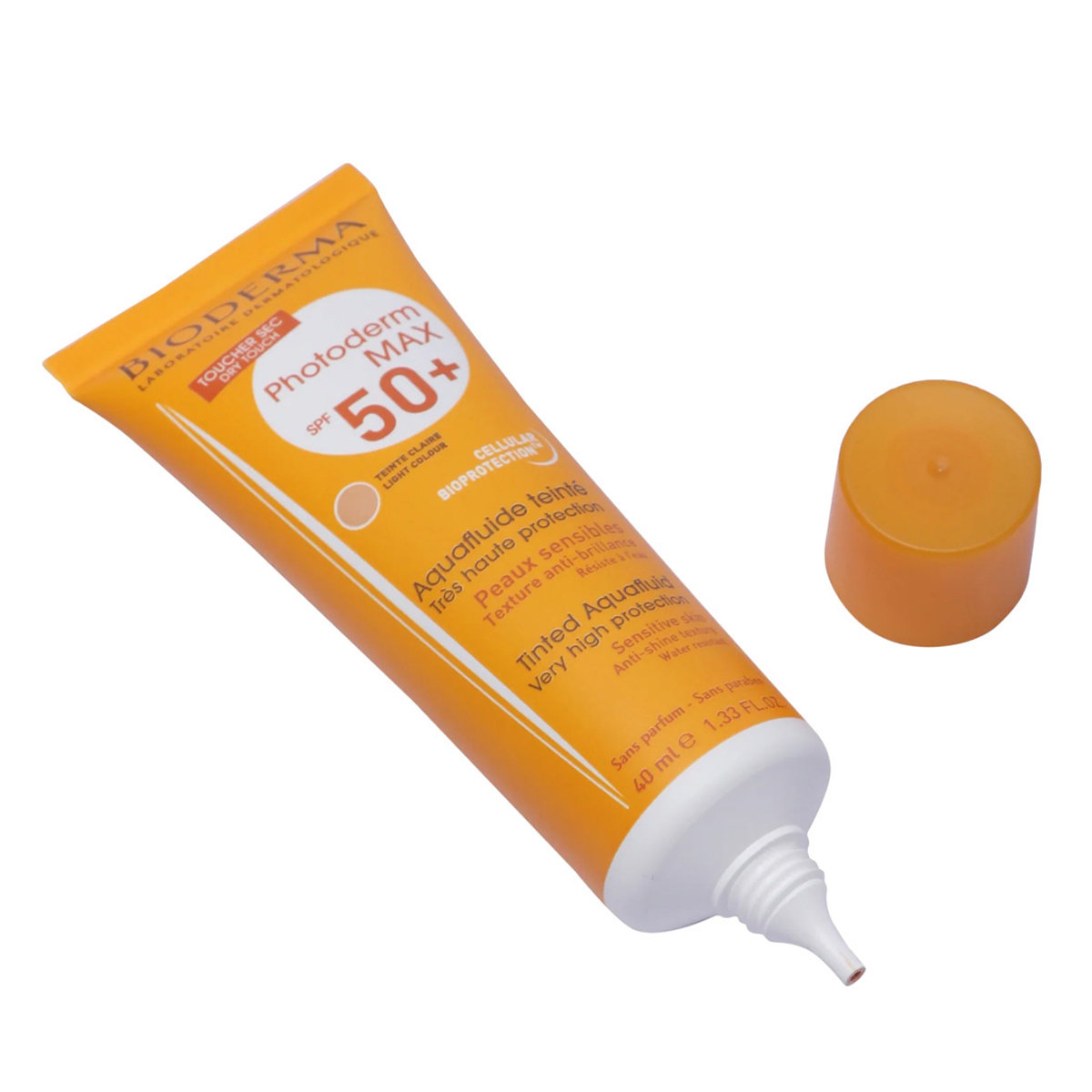 Bioderma Photoderm Max Tinted Aquafluid Sunscreen 40 ml With SPF 50+ | UV Protection | Water Resistant | For Sensitive Skin, Pack of 1 Bioderma Photoderm Max Tinted Aquafluid Sunscreen 40 ml With SPF 50+ | UV Protection | Water Resistant | For Sensitive Skin, Pack of 1