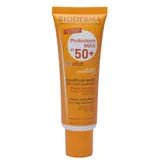 Bioderma Photoderm Max Tinted Aquafluid Sunscreen 40 ml With SPF 50+ | UV Protection | Water Resistant | For Sensitive Skin, Pack of 1