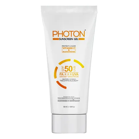 Photon SPF 50 UVB PA+++UVA Sunscreen Gel 50 ml