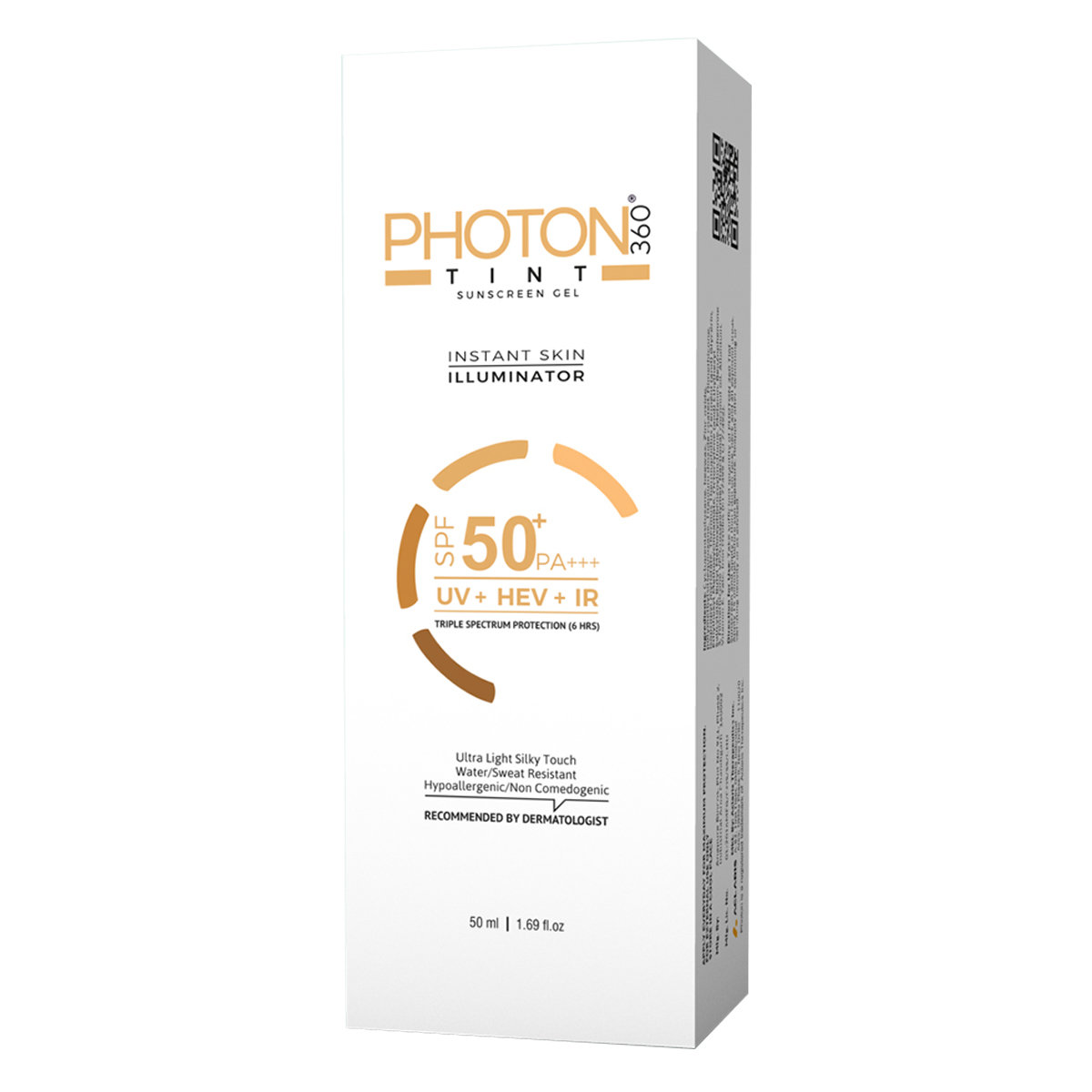 Photon 360 Tint SPF 50+ PA+++ Sunscreen Gel 50 ml, Pack of 1 Photon 360 Tint SPF 50+ PA+++ Sunscreen Gel 50 ml, Pack of 1