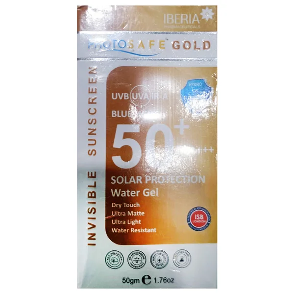 Photosafe Gold 50+ Pa+++ Sunscreen Water Gel 50 gm