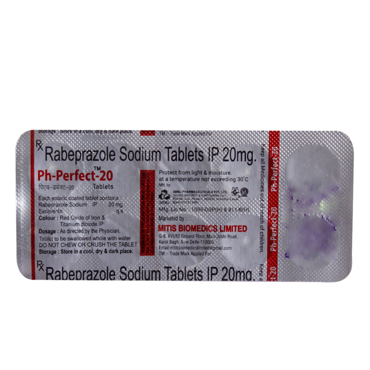 Ph-Perfect-20 Tablet 10's, Pack of 10 TABLETS Ph-Perfect-20 Tablet 10's, Pack of 10 TABLETS