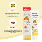 Pigeon Orange Flavour Toothpaste for Children, 45 gm, Pack of 1
