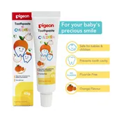 Pigeon Orange Flavour Toothpaste for Children, 45 gm, Pack of 1