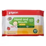 Pigeon Hand &amp; Mouth Wipes, 60 Count, Pack of 1