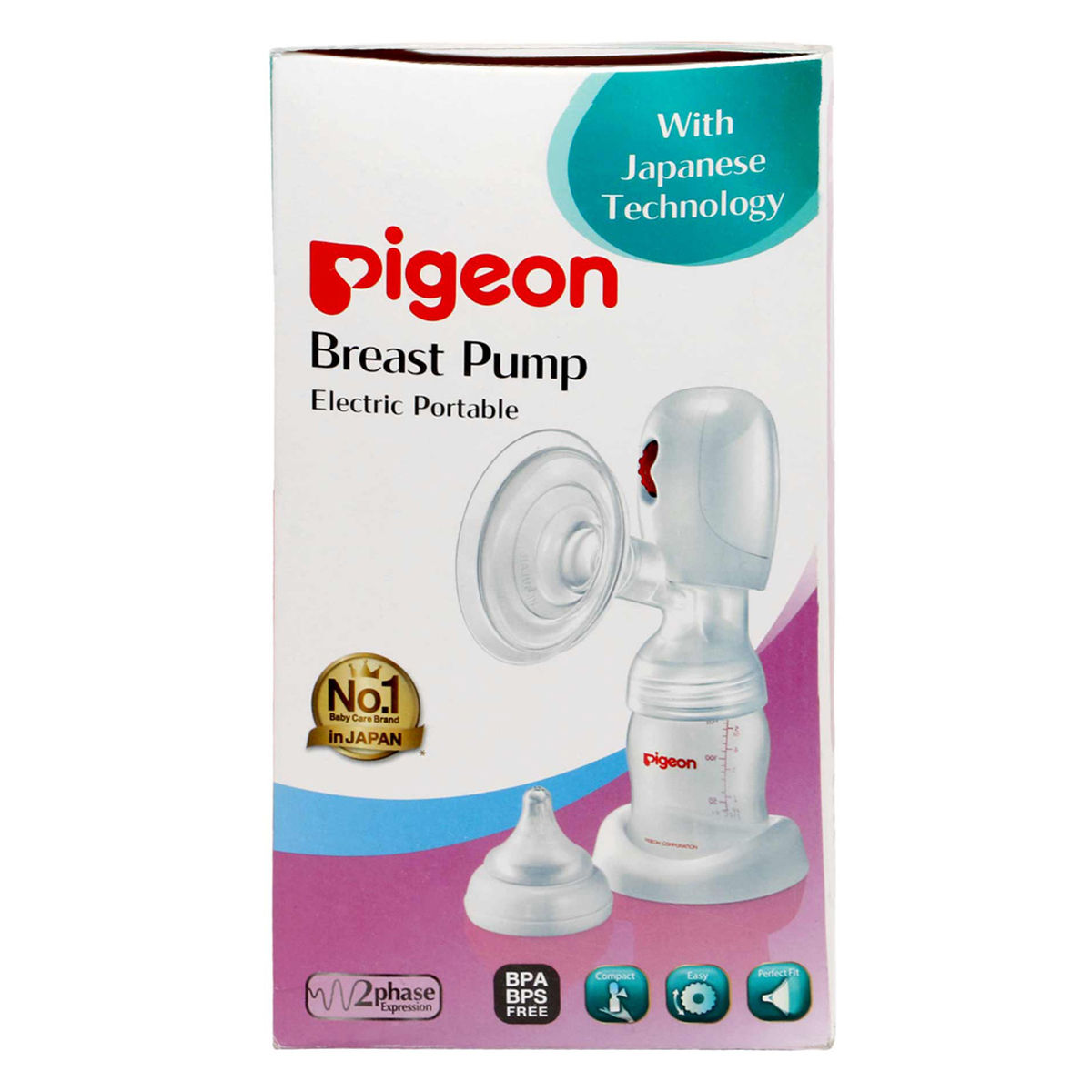 Pigeon Portable Electric Breast Pump, 1 Count, Pack of 1 