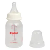 Pigeon Peristaltic Nipple Plastic Feeding Bottle Small, 120 ml, Pack of 1