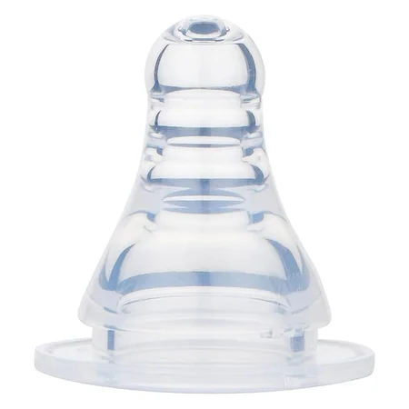 Pigeon Flexible Slim Neck Round Hole 0+ Months Nipple, 1 Count