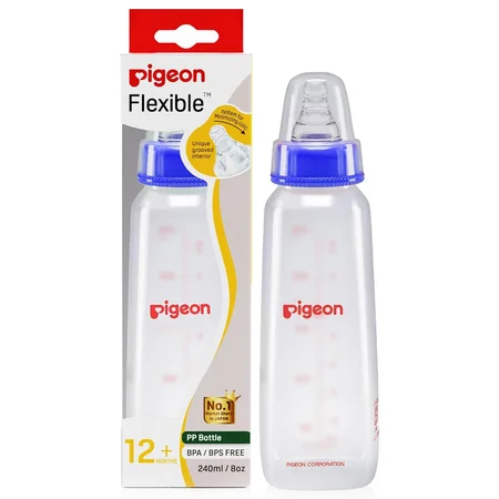 Pigeon Fexible PP Bottle 88204 for 12+ Months, 240 ml