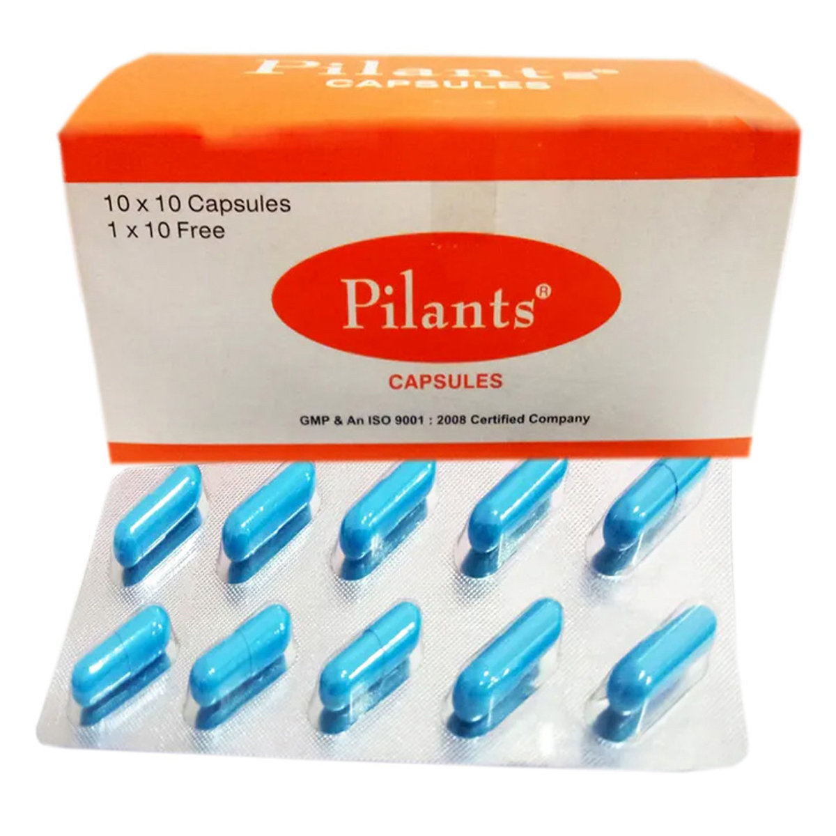 Pilants, 10 Capsules, Pack of 10 Pilants, 10 Capsules, Pack of 10