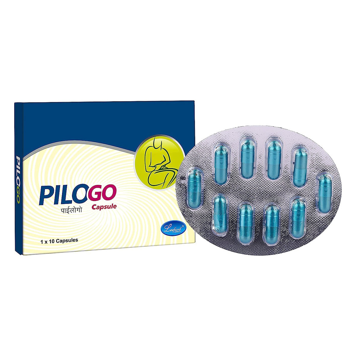 Pilogo, 10 Capsules, Pack of 10 Pilogo, 10 Capsules, Pack of 10