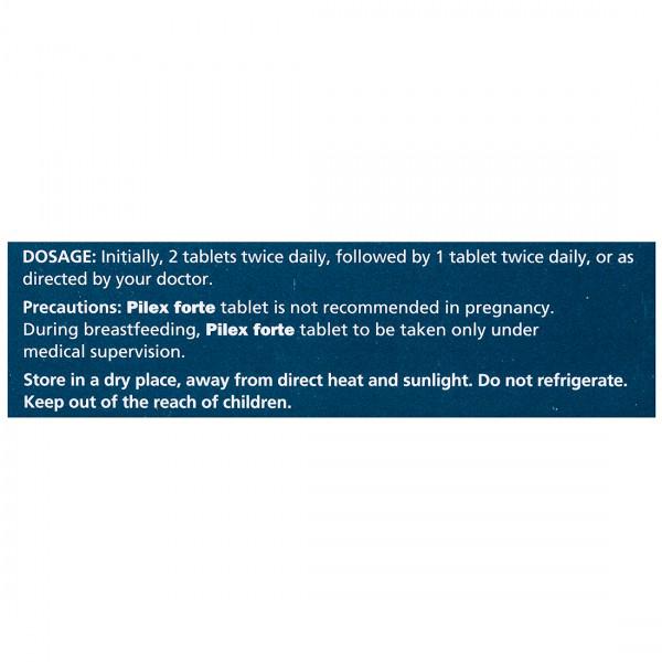 Himalaya Pilex Forte, 30 Tablets, Pack of 30 Himalaya Pilex Forte, 30 Tablets, Pack of 30