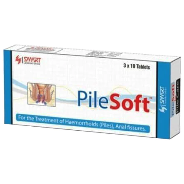 Pilesoft, 10 Tablets, Pack of 10