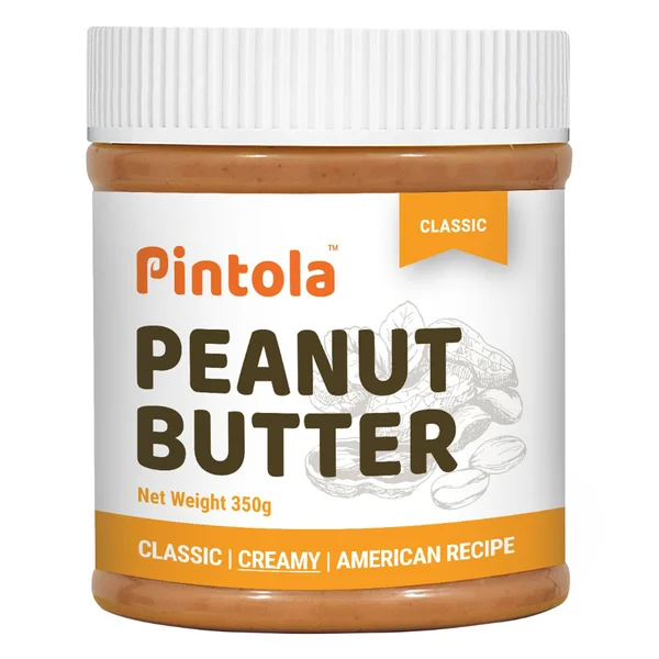 Pintola Classic Creamy Peanut Butter, 350 gm, Pack of 1