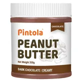 Pintola Dark Chocolate Creamy Peanut Butter, 350 gm, Pack of 1
