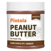 Pintola Dark Chocolate Crunchy Peanut Butter, 350 gm, Pack of 1