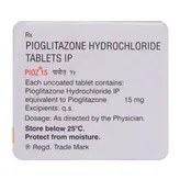 Pioz 15 Tablet 10's, Pack of 10 TABLETS